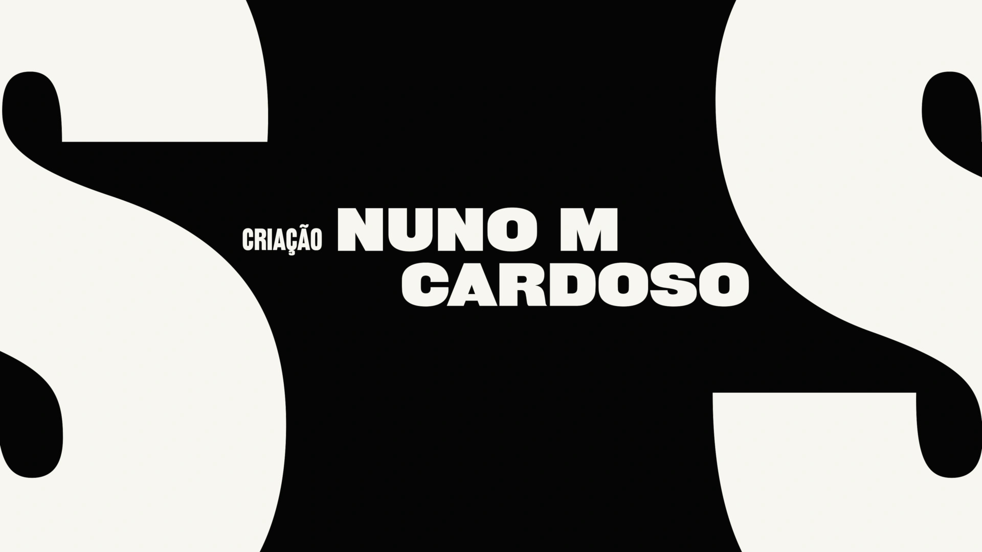Image taken from the Cassandra title sequence. Graphic composition with two letters S and some credits in the center.